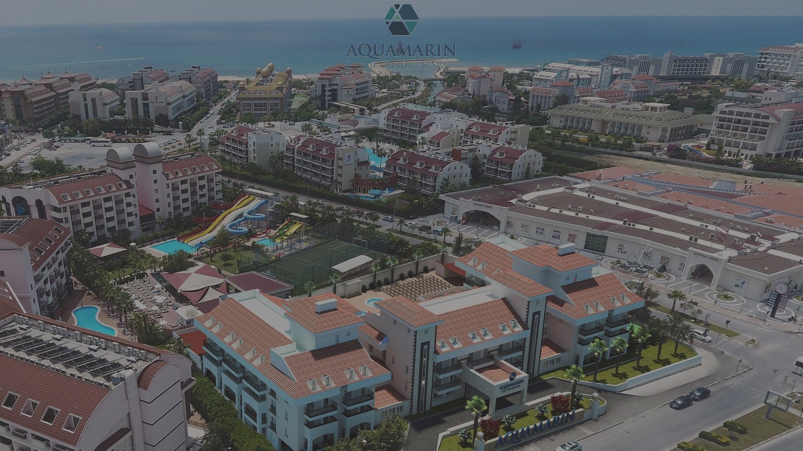 Aerial view of Side Aquamarin Resort & Spa
